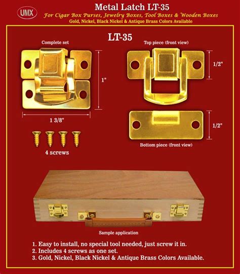 vintage metal box latches on sides|heavy duty tool box latch.